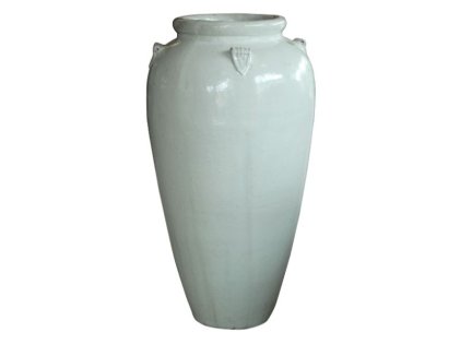 TH Tall Handler Jar Creamy White - Ceramic & Clay Pots - Dubai Garden ...