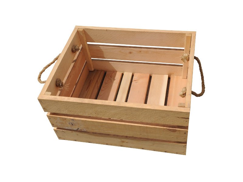 Wooden Handy Box with Rope Handle - HOT Cabinets / Shelfs